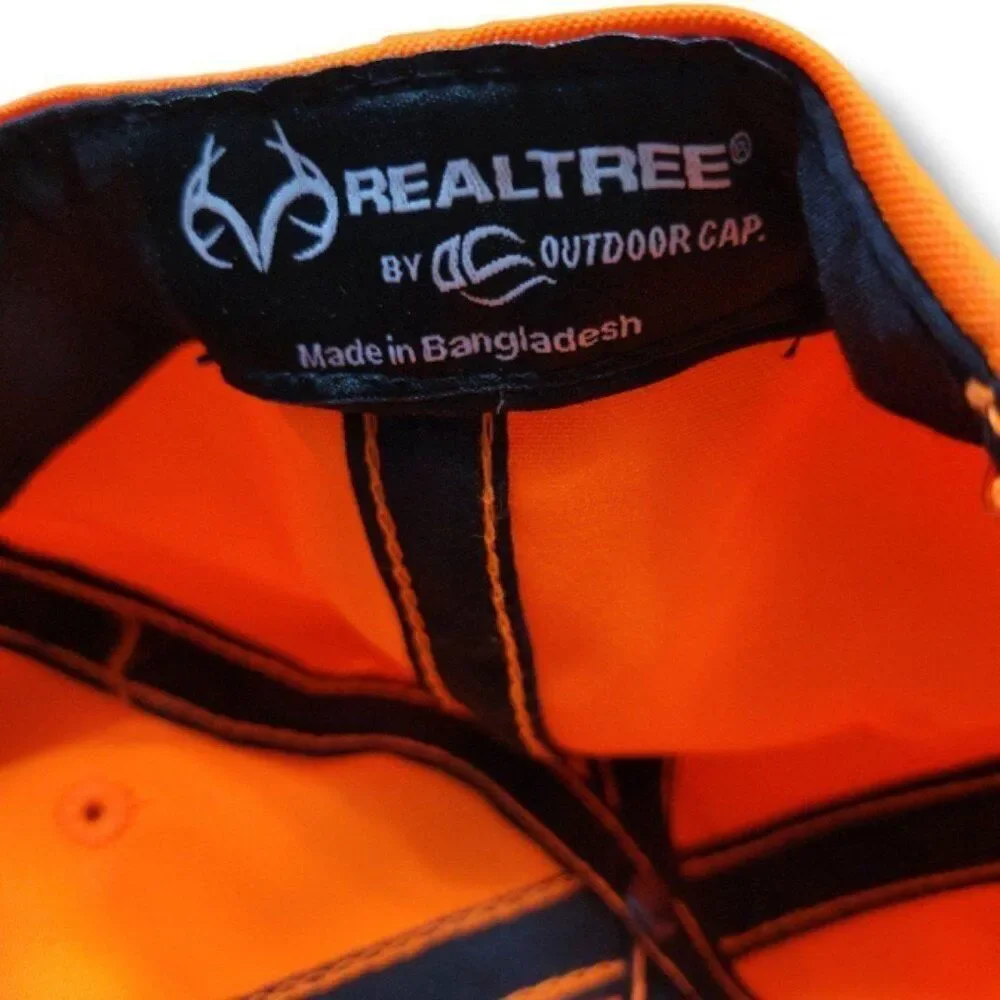 New Real Tree Hat OSFM By Outdoor Cap RealTree Strap Back Hat Hunting Fishing